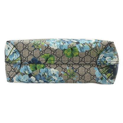 Gucci Tote Bag GG Blooms 372613 Light Blue X Beige X Multi Floral/reversible