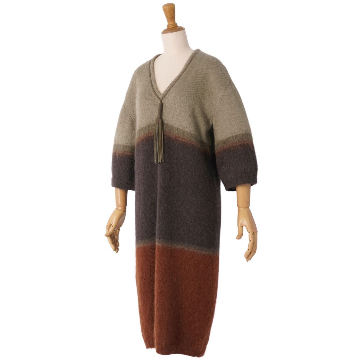 Hermes Knit Dress Short Sleeve Mohair Condition Description — view 4