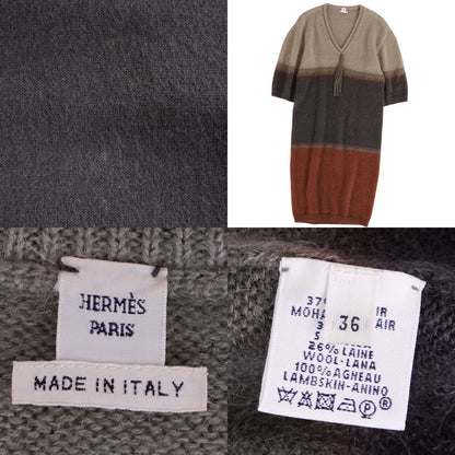 Hermes Knit Dress Short Sleeve Mohair Condition Description — view 7