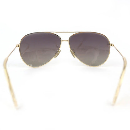 Celine Two Bridge Teardrop Sunglasses Gold — view 6