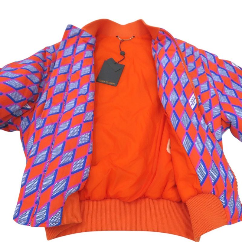 Louis Vuitton Diamond Damier Pattern Graphic Bomber Graphique Bomber Jacket