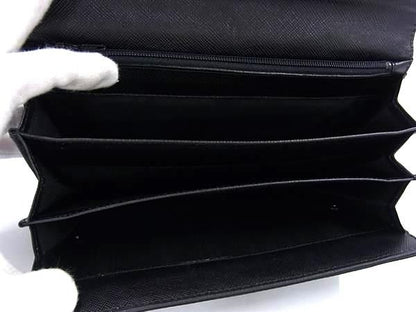 Prada Tessuto Nylon Foldable Long Wallet Billfold Coin Purse Card