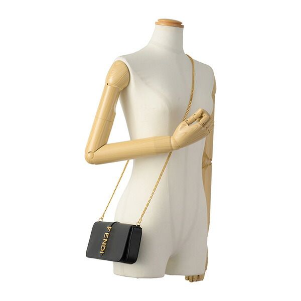 Fendi Shoulder Bag Fendi Graffi Black/soff Togo Old