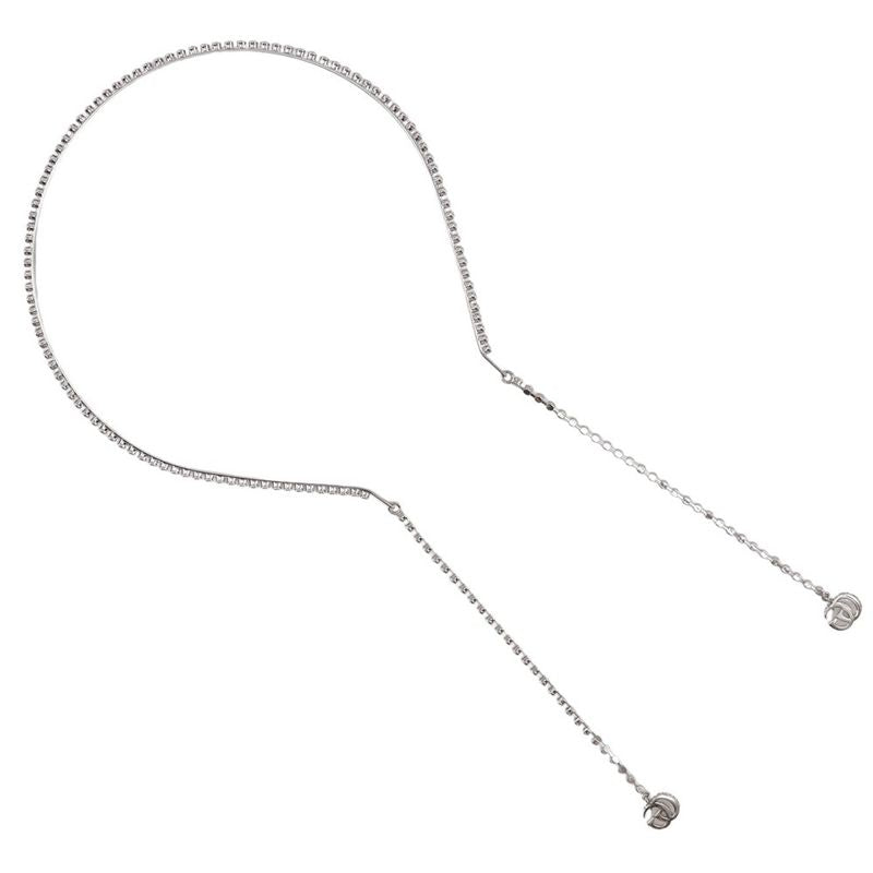 Gucci Catsuit GG Metal And Rhinestone Silver Ladies Other Accessories