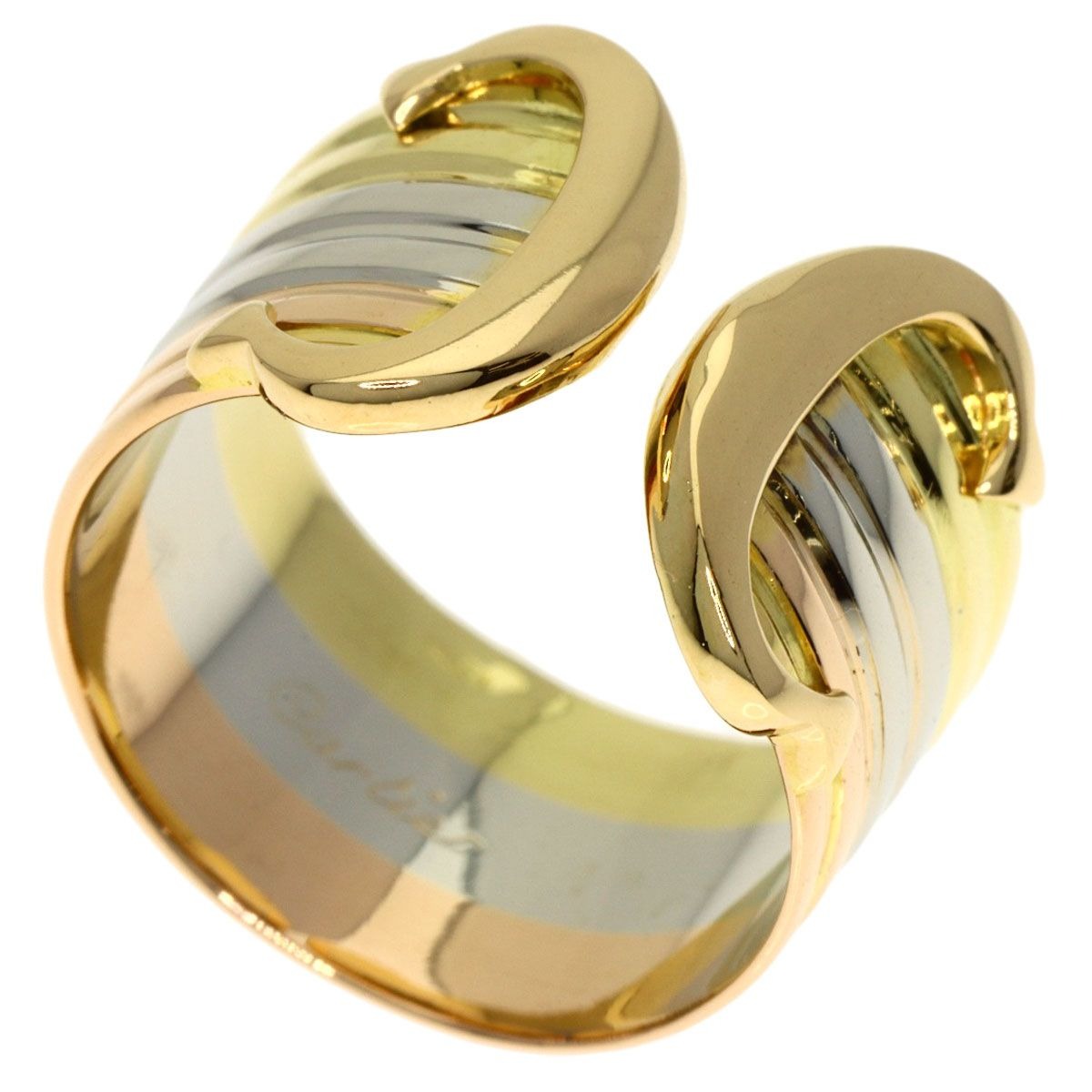 Cartier LM 49 Ring 18K Yellow Gold Pink White