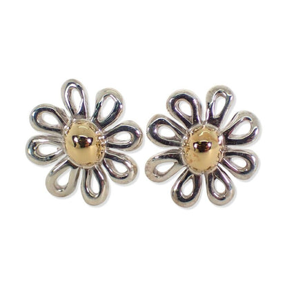 Tiffany & Co 925 750 Daisy Earrings Back