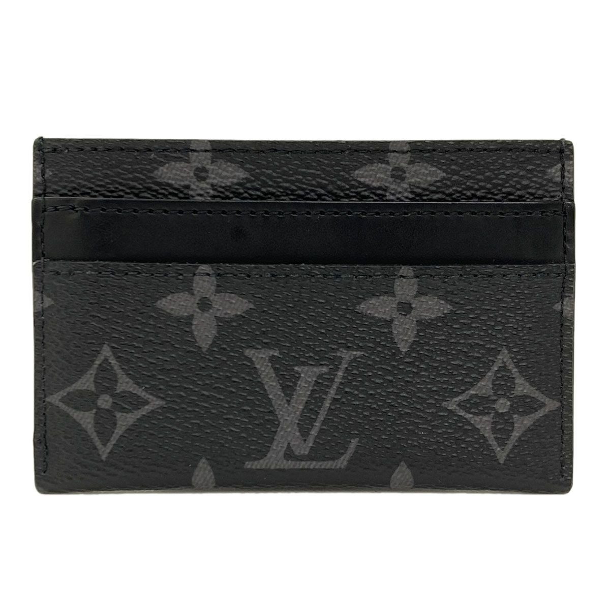 Louis Vuitton Card Holder Double Case Monogram Eclipse