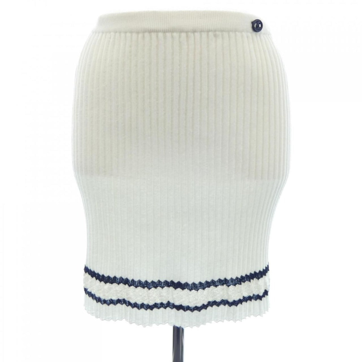 Chanel Skirt White 36 Translucency