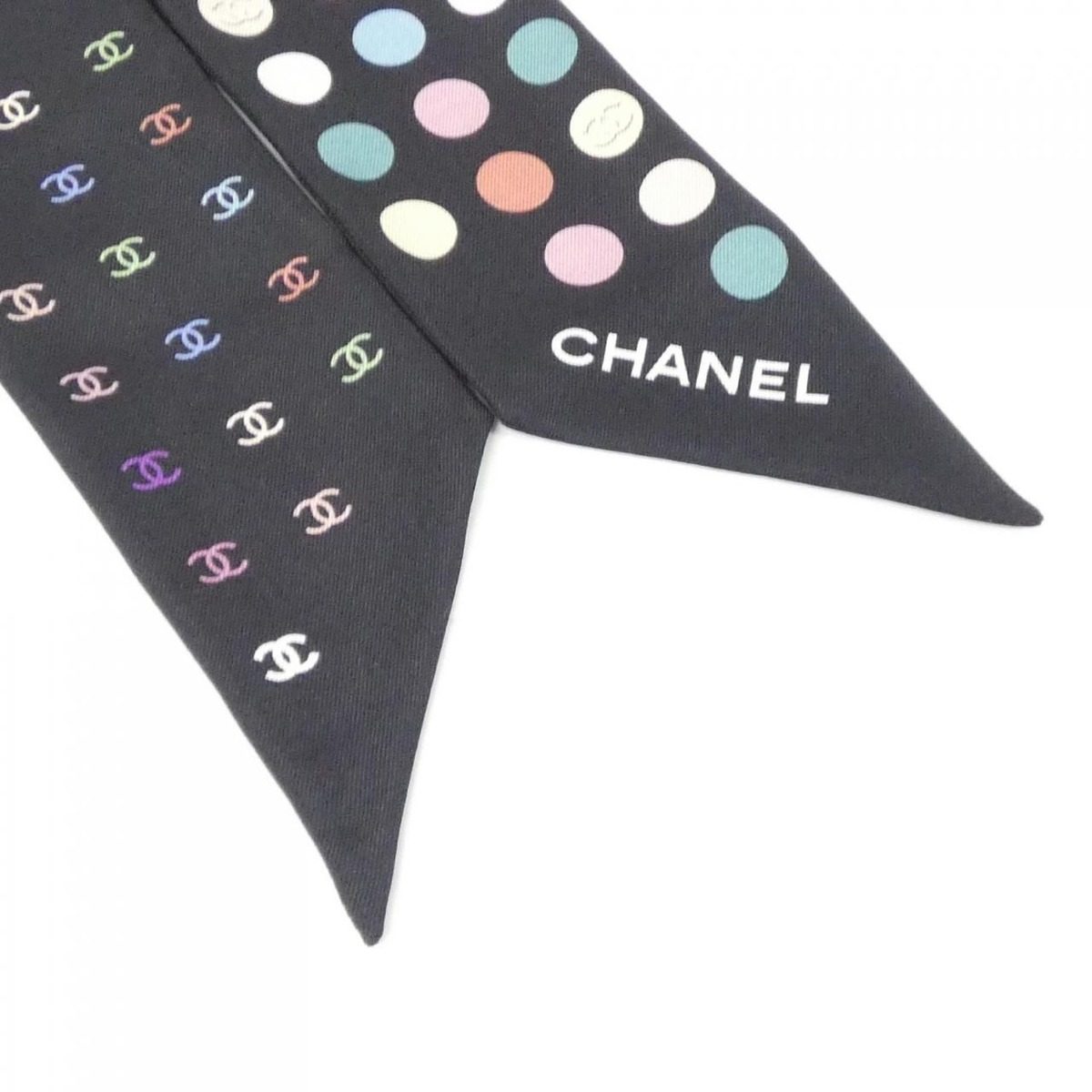 Chanel Hair Band Hair Accessories Black — view 2