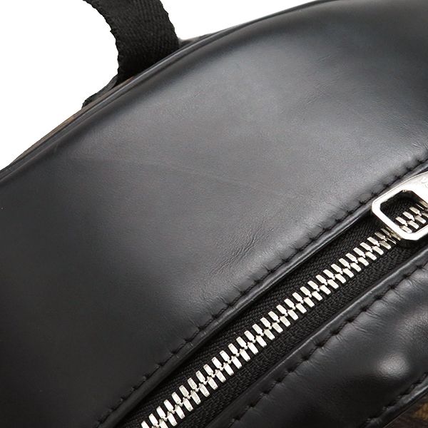 Louis Vuitton Backpack Daypack Josh Monogram Macassar Monogram X Black Silver