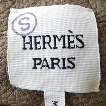 Hermes Clou de Selle Leather Jacket — view 4