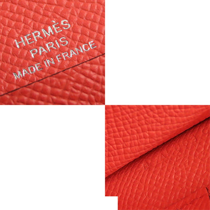 Hermes Chaine D'ancre to Go Rose Texas Silver Epsom Wallet Clutch Shoulder Bag — view 6