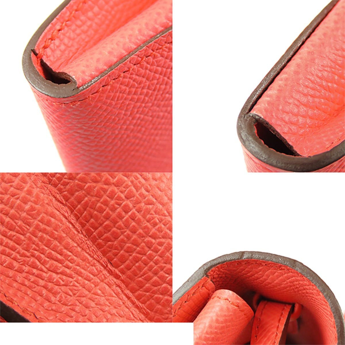 Hermes Chaine D'ancre to Go Rose Texas Silver Epsom Wallet Clutch Shoulder Bag — view 7
