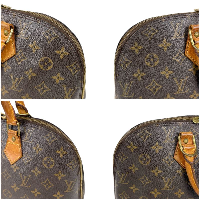 Louis Vuitton Alma PM Monogram Leather Handbag Brown Mini Tote Bag