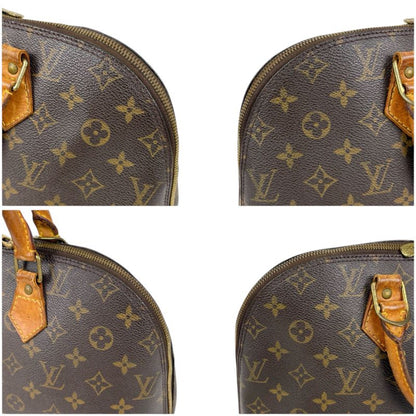 Louis Vuitton Alma PM Monogram Leather Handbag Brown Mini Tote Bag