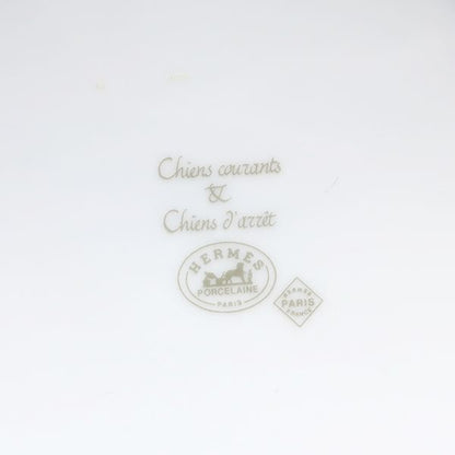 Hermes Tableware Chasse Green Labrador Retriever Morning Cup and Saucer Set of