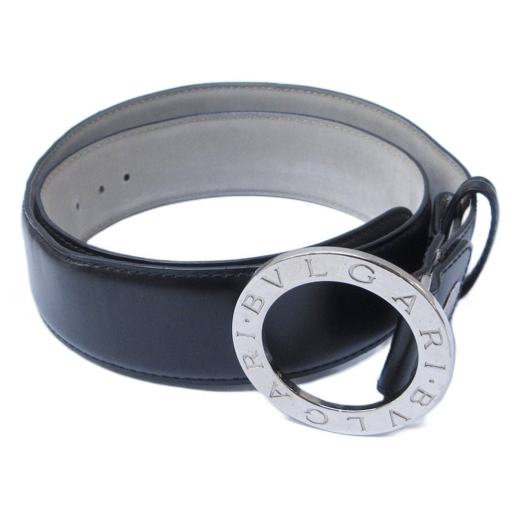 Bvlgari Belt Black Leather