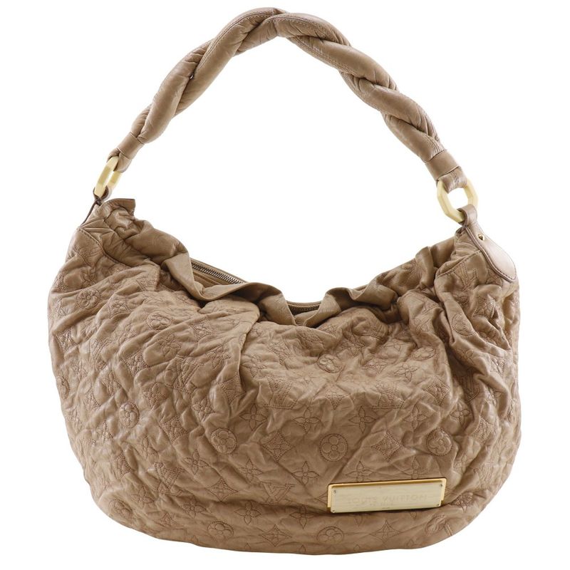 Louis Vuitton Nimbus GM Monogram-olympe M95423 Lambskin Beige Rc0037 Ladies