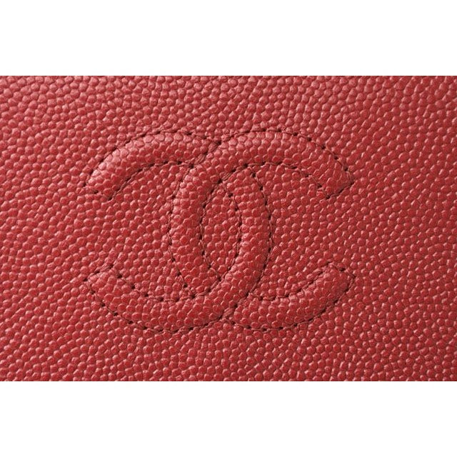 Chanel Mini Wallet Trifold Caviar Leather Dahl Cles — view 7