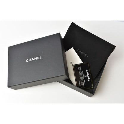 Chanel Mini Wallet Trifold Caviar Leather Dahl Cles — view 8