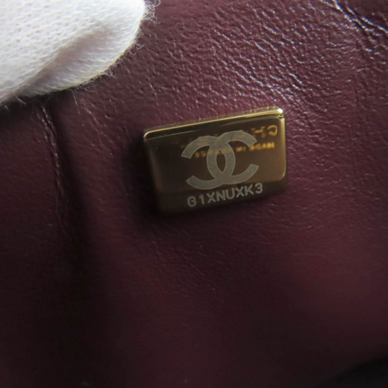 CHANEL A01112 Matelasse 25 Caviar Skin Coco Mark Random Serial Chain Shoulder