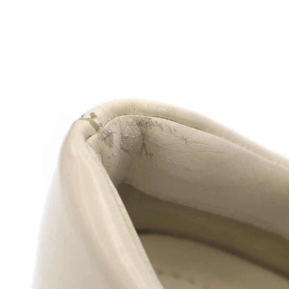 Prada Monolith Brushed Leather Lace Up Shoes 708 White 36