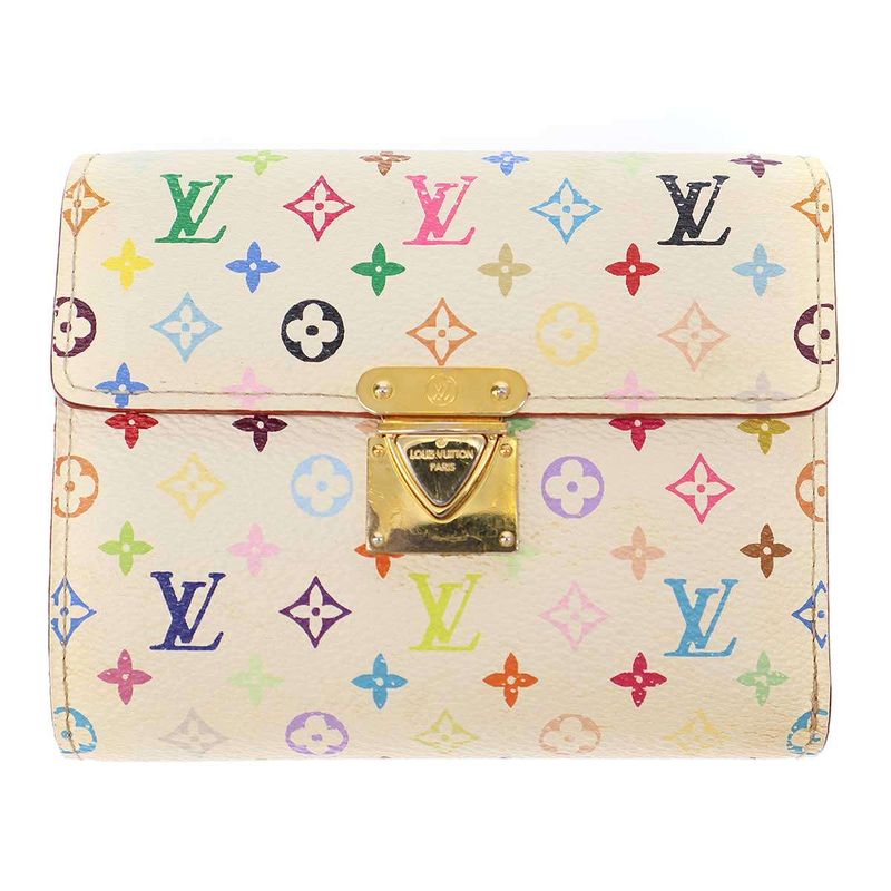 Louis Vuitton Multicolor Portefeuille Koala Fold Wallet Th0075 M58014 White
