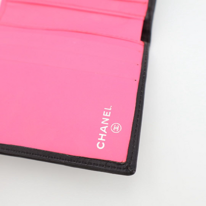 Chanel Cambon Line Bifold Wallet With Coin Purse Leather Ladies