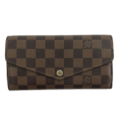 Louis Vuitton Long Wallet Portefeuille Sarah Damier Ebene Pocket