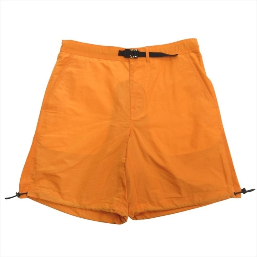Dior Roller Buckle Co Star Bermuda Shorts Nylon Drawstring 48 Orange