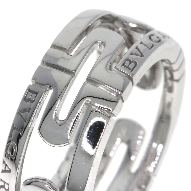 Bvlgari Bulgari Parentesi #47 Ring 18K White Gold Ladies