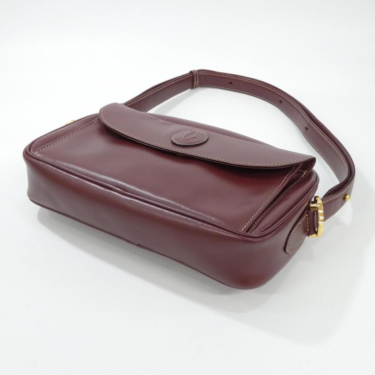 Cartier Vintage Shoulder Bag Bordeaux — view 3