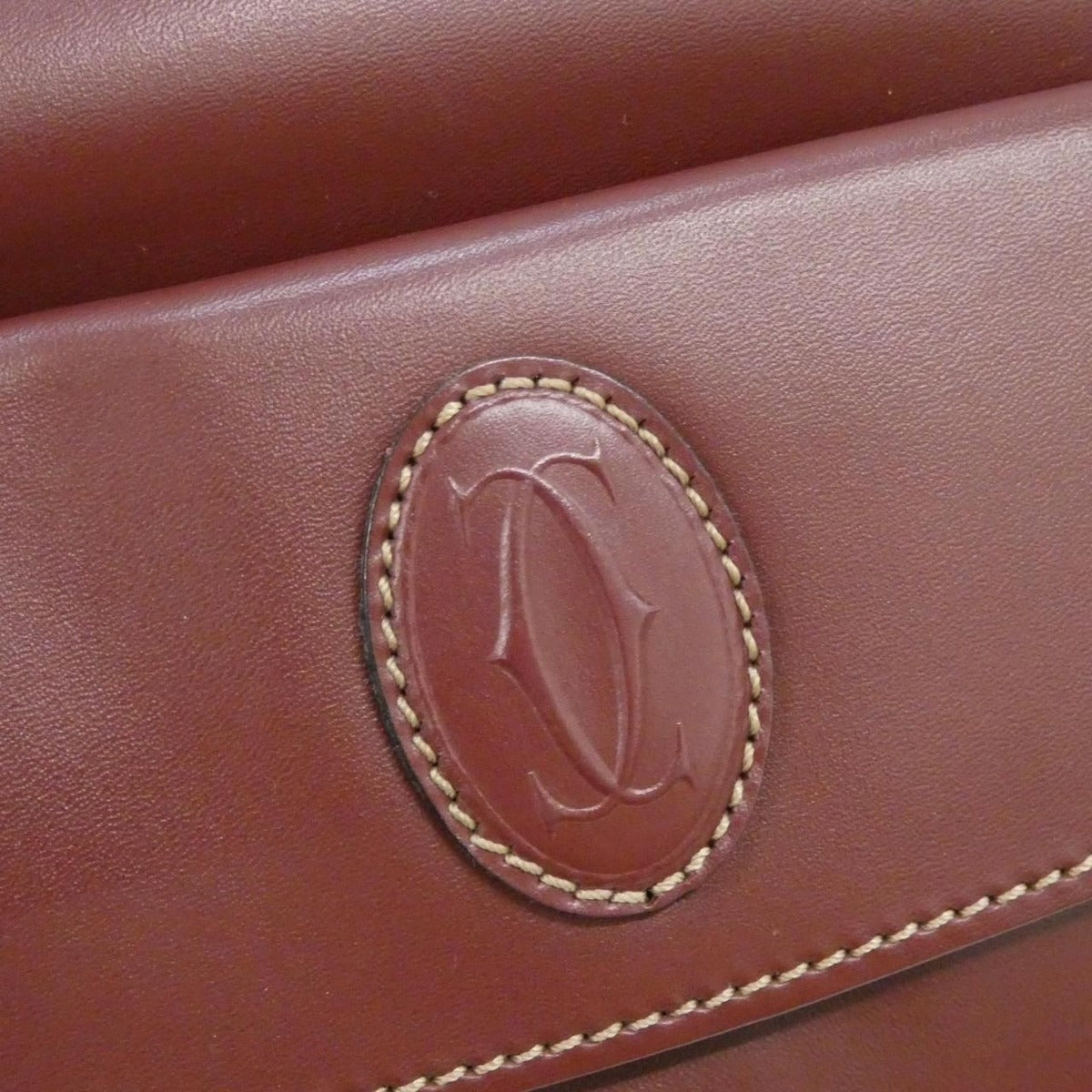 Cartier Vintage Shoulder Bag Bordeaux — view 4