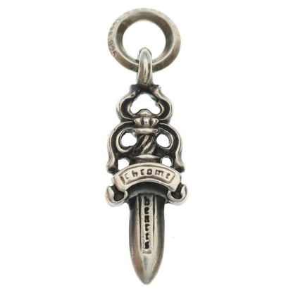 Chrome Hearts 5 Dagger 5 Daga Charm Pendant Top Silver