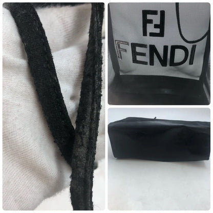 Fendi Handbag Thistle Mesh Tote Black — view 4