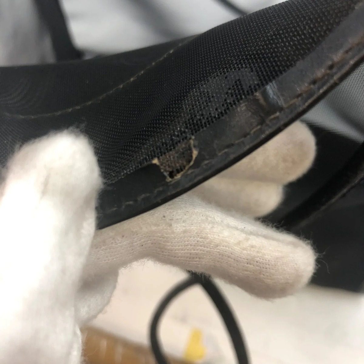 Fendi Handbag Thistle Mesh Tote Black — view 8