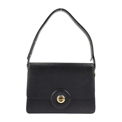 Louis Vuitton Free Run Shoulder Bag Leather Black Gold Hardware Epi