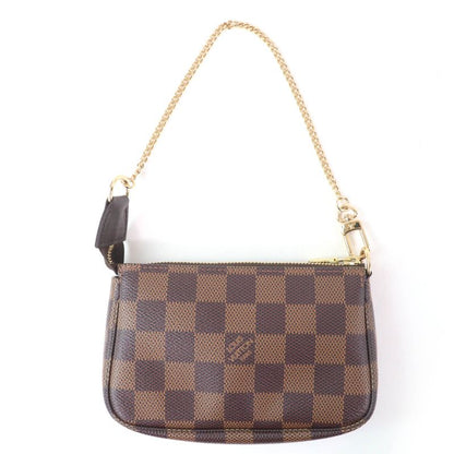 Louis Vuitton N58009 Mini Pochette - Accessoire Damier Ebène Brown Made In