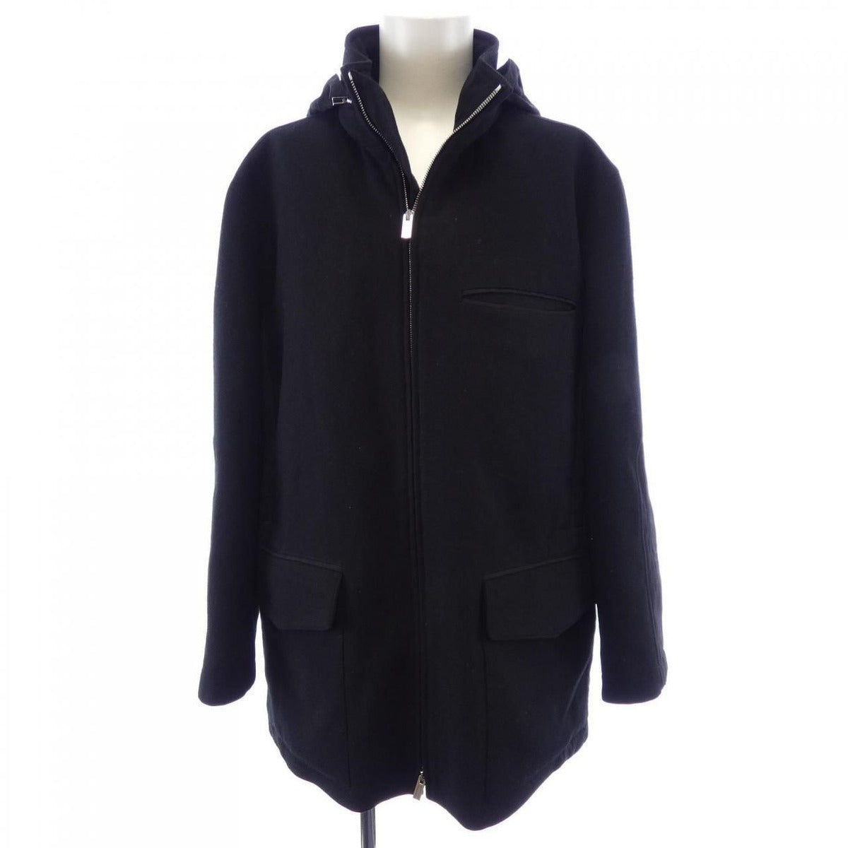 Hermes Coat Black 52
