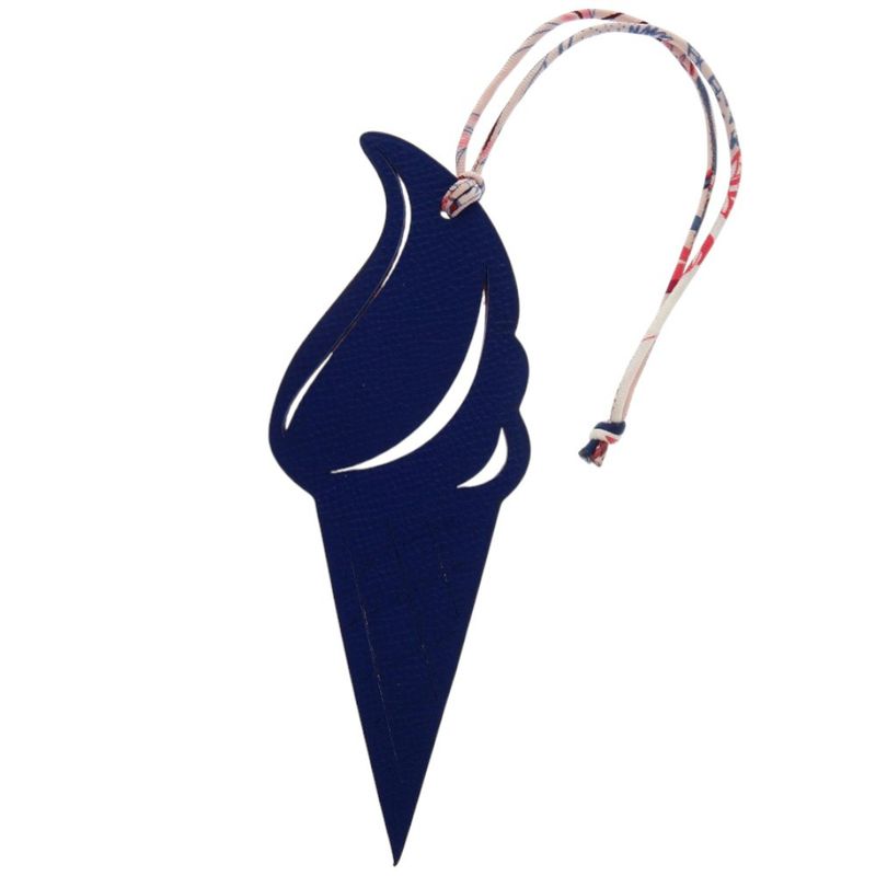 Hermes Petite Ache Ice Cream Leather Blue Red Key Holder 0070 Hermes