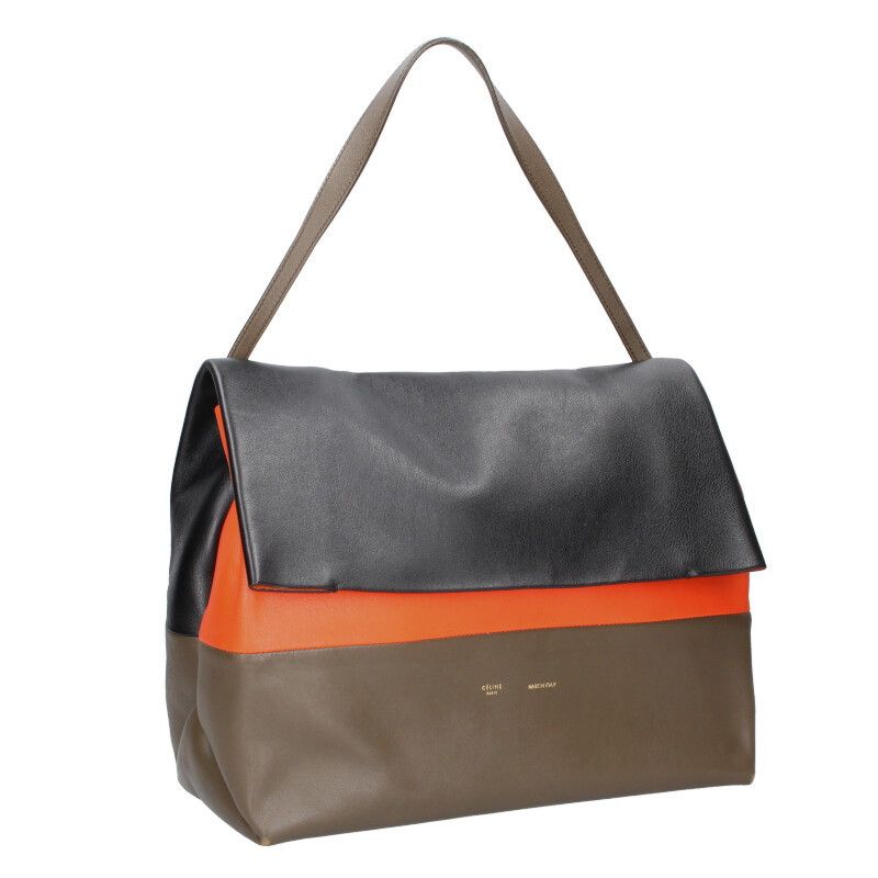 Celine Allsoft 17218 Leather Shoulder Bag With Pouch Women