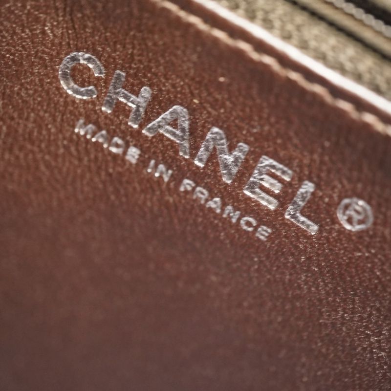 Chanel Reproduction Tote Caviar Skin Brown Bag 0153chanel