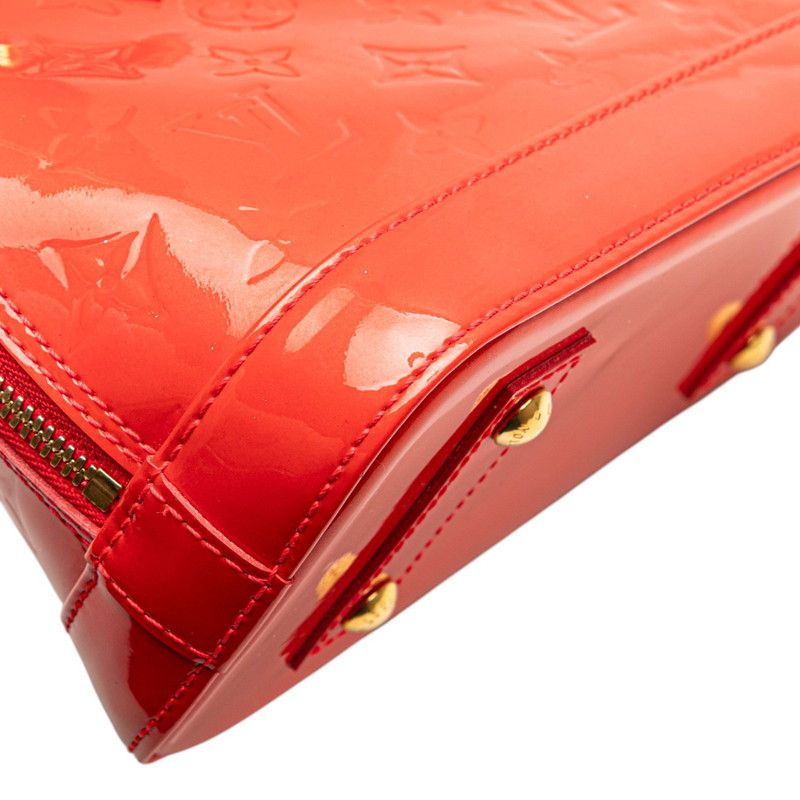 Louis Vuitton Monogram Vernis Alma BB Handbag Shoulder Bag 2WAY M91698 Rouge