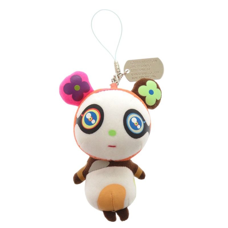 Louis Vuitton Petit Panda Takashi Murakami Cell Phone Strap Charm Polyester