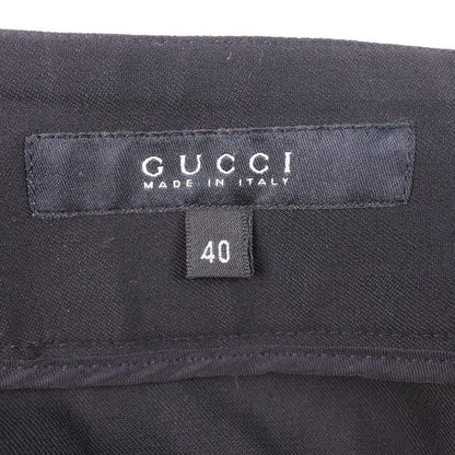 Gucci Wool And Polyurethane Black Women's Skirt