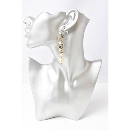 Chanel Clover Heart Motif Swing Pearl Silver — view 2