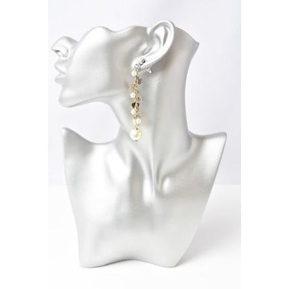 Chanel Clover Heart Motif Swing Pearl Silver — view 2