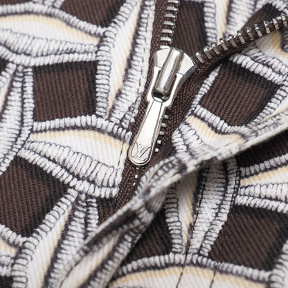 Louis Vuitton Pants Size 34 All Over Patterned Straight Stretch Cropped Pants