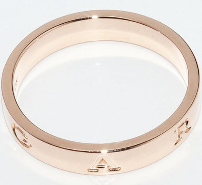 Bulgari Ring 18K Pink Gold Bzero1 Essential Band Ring An859948 360330
