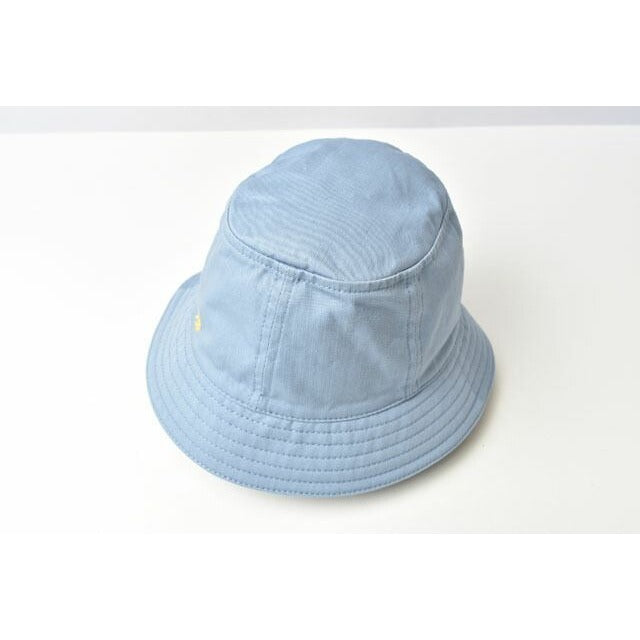 Hermes Hat Bucket Washed Cotton Calvi Blue 56 — view 3
